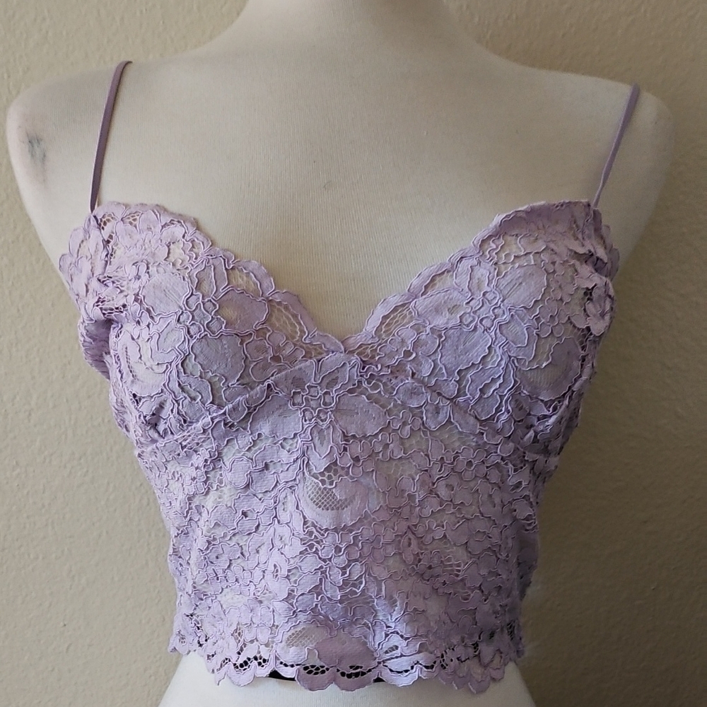 Express Light Purple Lace Bandeau